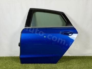 Двері голі задні ліві Ford Fusion mk5 13-20 синій N6