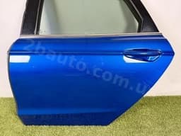 Двері голі задні ліві Ford Fusion mk5 13-20 синій N6 - превью 5