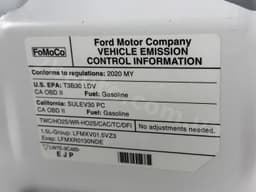 Капот голий Ford Fusion mk5 13-20 алюміній, білий YZ, вмятина - превью 11