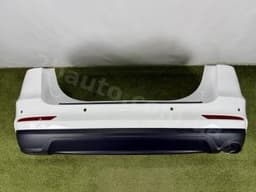 Бампер задній у зборі Ford Fusion mk5 19-20 під 1 трубу, під 4 парктроніки, білий YZ - превью 11