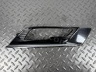Решітка переднього бампера права Ford Fusion mk5 17-18 під птф LED глянець, з хром молдингом - превью 1