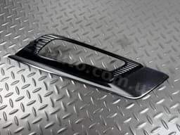 Решітка переднього бампера права Ford Fusion mk5 17-18 під птф LED глянець, з хром молдингом - превью 2
