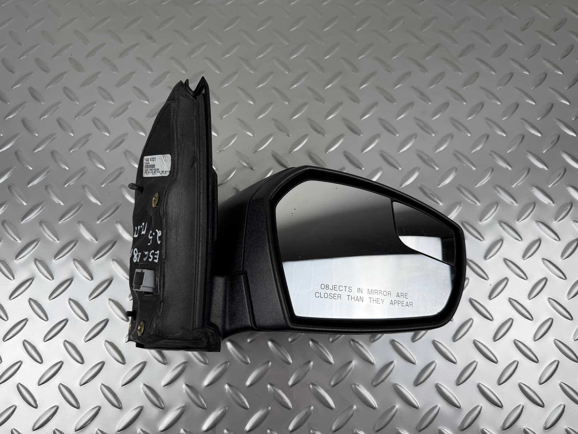 Дзеркало бічне праве у зборі Ford Escape MK3 17-19 3 піна, структура - фото 1