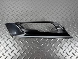 Решітка переднього бампера ліва Ford Fusion mk5 17-18 під птф LED глянець, з хром молдингом - превью 1